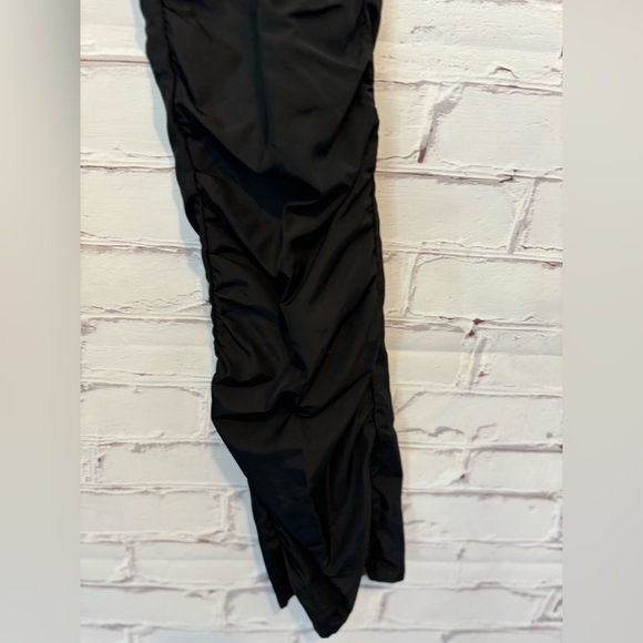 Ralph Lauren Black Stacked Zip Hem Pants Size 6 - Picture 3 of 7